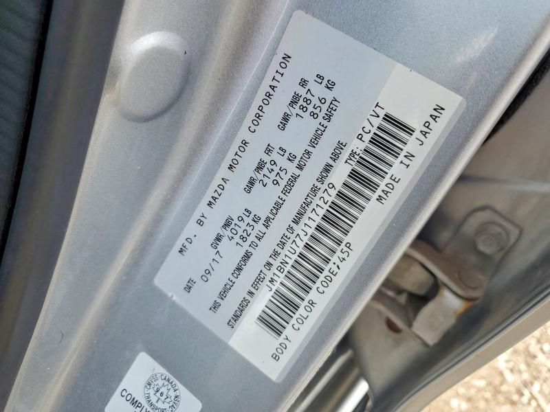 Продаж на аукціоні авто 2018 Mazda 3, vin: JM1BN1U77J1171279, номер лоту: 51684646