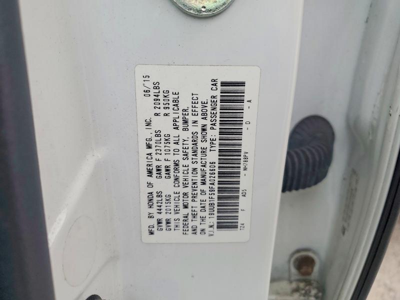 2015 Acura Tlx მანქანა იყიდება აუქციონზე, vin: 19UUB1F59FA026606, აუქციონის ნომერი: 51684026
