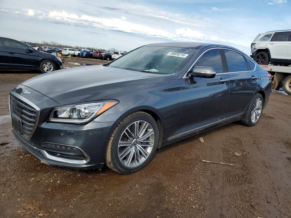 2018 Genesis G80 მანქანა იყიდება აუქციონზე, vin: KMHGN4JE2JU237306, აუქციონის ნომერი: 49609216