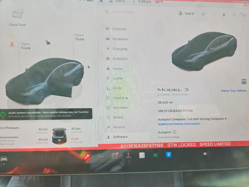 Продаж на аукціоні авто 2025 Tesla Model 3, vin: 5YJ3E1EA2SF971186, номер лоту: 51114296