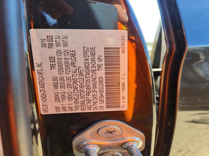 Aukcja sprzedaży 2016 Acura Rdx, vin: 5J8TB4H55GL009639, numer aukcji: 49665956