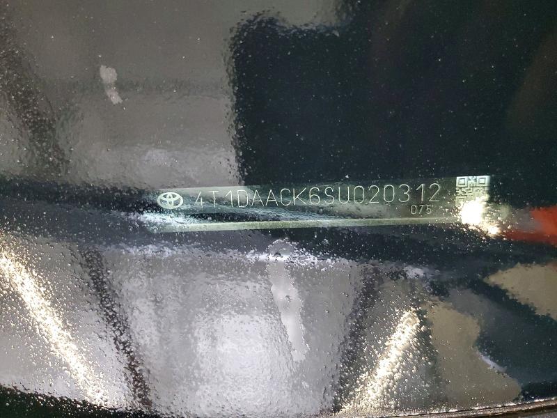 2025 Toyota Camry მანქანა იყიდება აუქციონზე, vin: 4T1DAACK6SU020312, აუქციონის ნომერი: 48140376