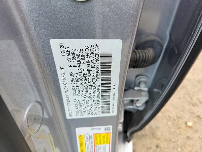 2021 Acura Tlx მანქანა იყიდება აუქციონზე, vin: 19UUB5F31MA001492, აუქციონის ნომერი: 47544106