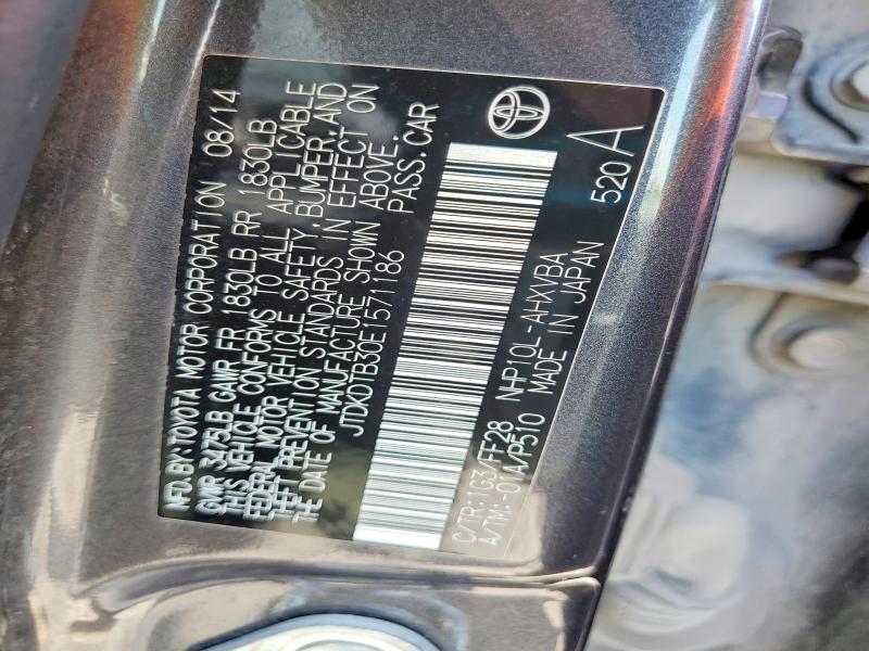 Aukcja sprzedaży 2014 Toyota Prius C, vin: JTDKDTB30E1571186, numer aukcji: 51245796