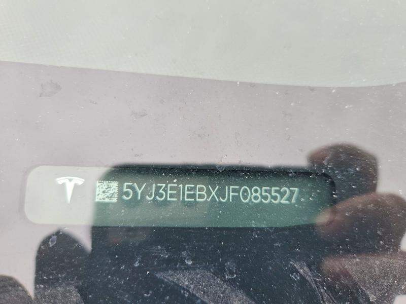 Aukcja sprzedaży 2018 Tesla Model 3, vin: 5YJ3E1EBXJF085527, numer aukcji: 49942726