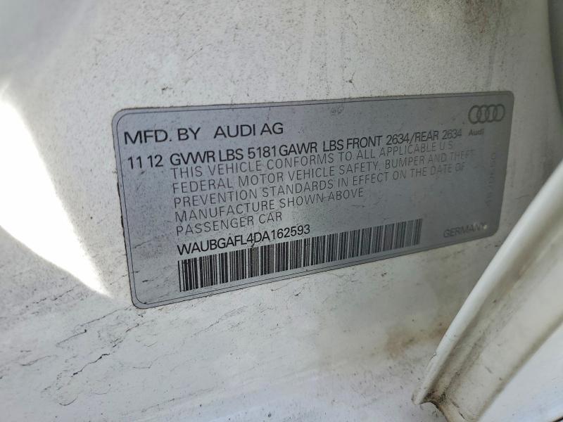 Продаж на аукціоні авто 2013 Audi S4, vin: WAUBGAFL4DA162593, номер лоту: 51471786