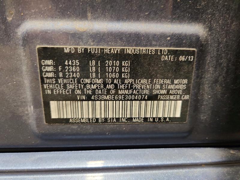 Продаж на аукціоні авто 2014 Subaru Legacy, vin: 4S3BMBE69E3004074, номер лоту: 51058596