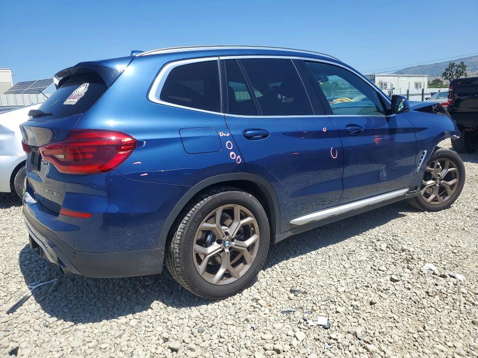 51970576 :رقم المزاد ، 5UXTS1C03M9H64341 vin ، 2021 Bmw X3 مزاد بيع