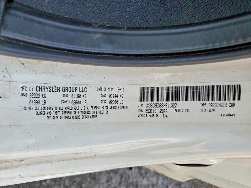 49939336 :رقم المزاد ، 1C3BC8EG8BN611327 vin ، 2011 Chrysler 200 مزاد بيع