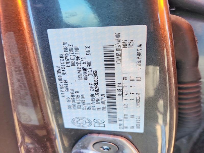 2024 Ford Escape მანქანა იყიდება აუქციონზე, vin: 1FMCU9MZ9RUB02056, აუქციონის ნომერი: 48857356