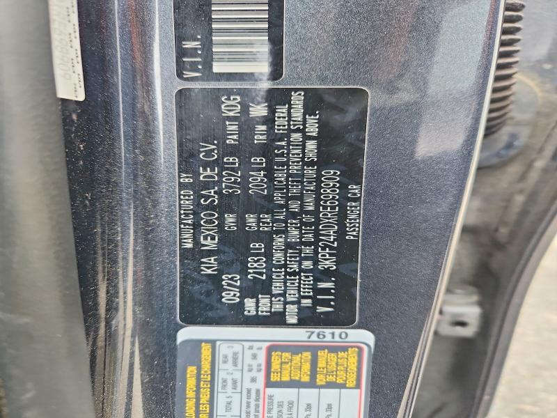 Продаж на аукціоні авто 2024 Kia Forte, vin: 3KPF24ADXRE698909, номер лоту: 51316796