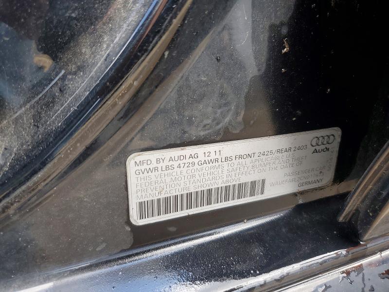 Продаж на аукціоні авто 2012 Audi A4, vin: WAUEFAFL2CN017673, номер лоту: 50748896
