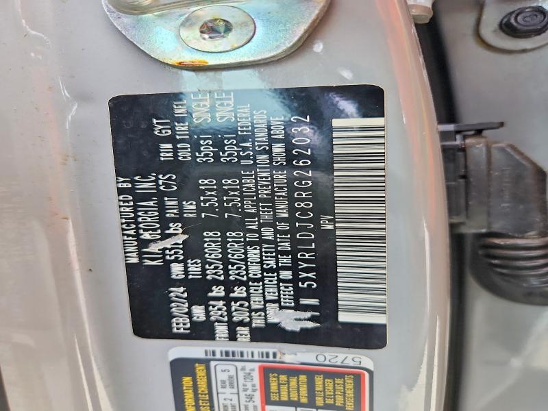 Aukcja sprzedaży 2024 Kia Sorento, vin: 5XYRLDJC8RG262032, numer aukcji: 51441746