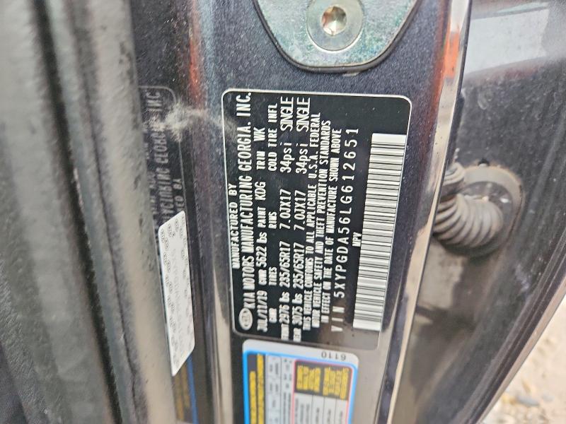 Aukcja sprzedaży 2020 Kia Sorento, vin: 5XYPGDA56LG612651, numer aukcji: 51453616