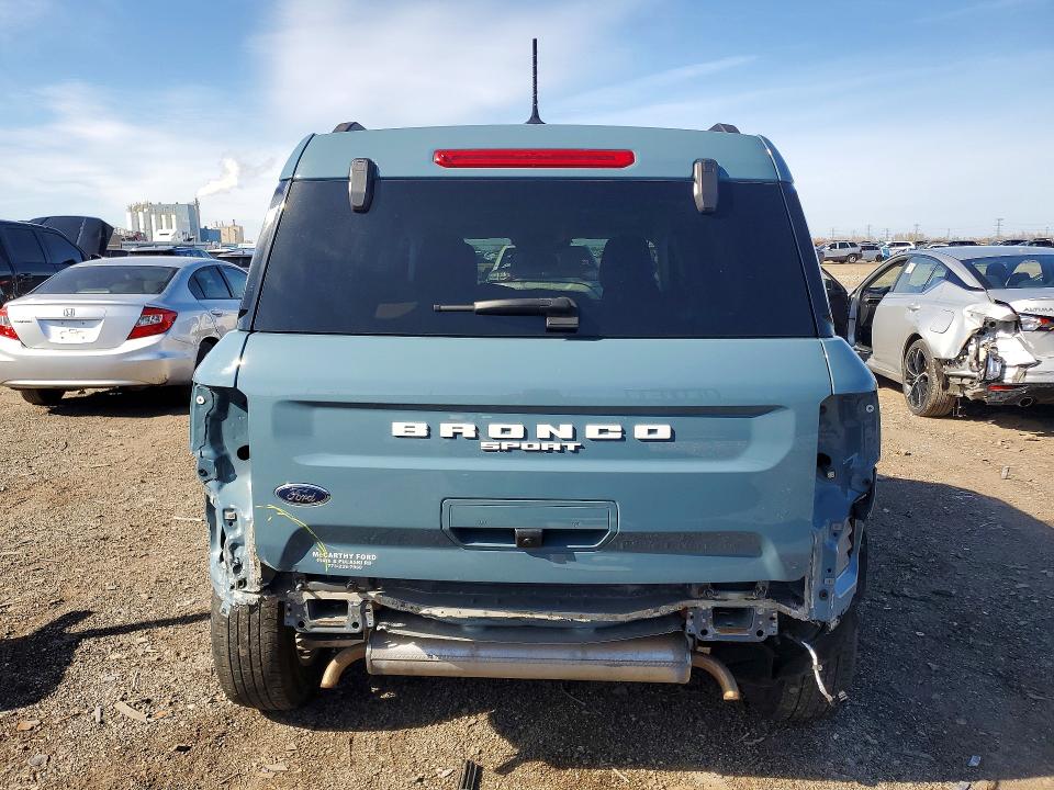 Продаж на аукціоні авто 2023 Ford Bronco Sport, vin: 3FMCR9B64PRE08662, номер лоту: 50506136