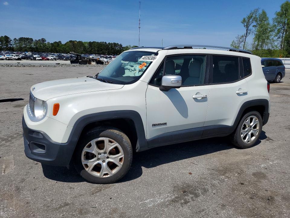 Продажа на аукционе авто 2016 Jeep Renegade, vin: ZACCJBDT3GPD04468, номер лота: 48350386