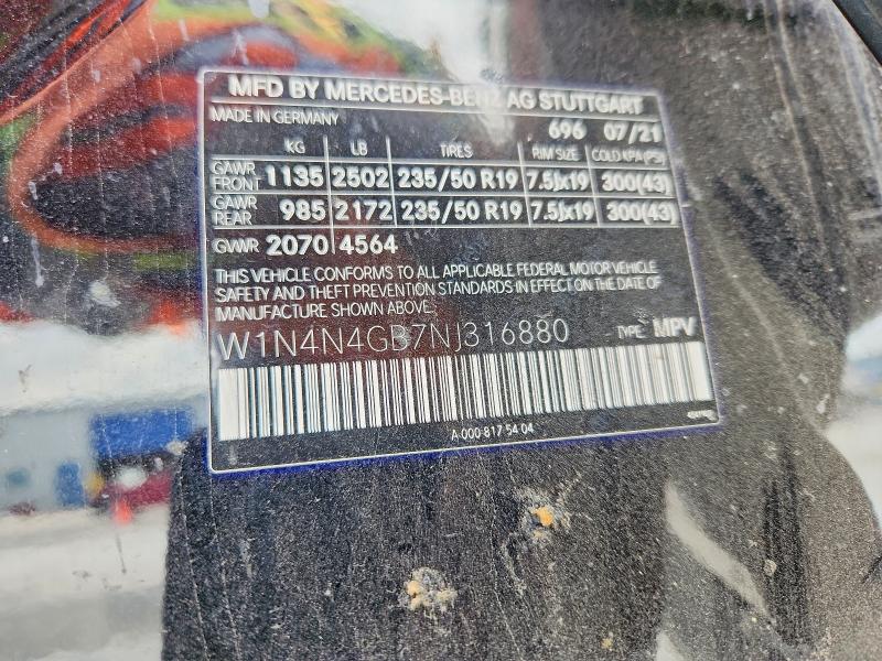 Продаж на аукціоні авто 2022 Mercedes-benz Gla, vin: W1N4N4GB7NJ316880, номер лоту: 48672196