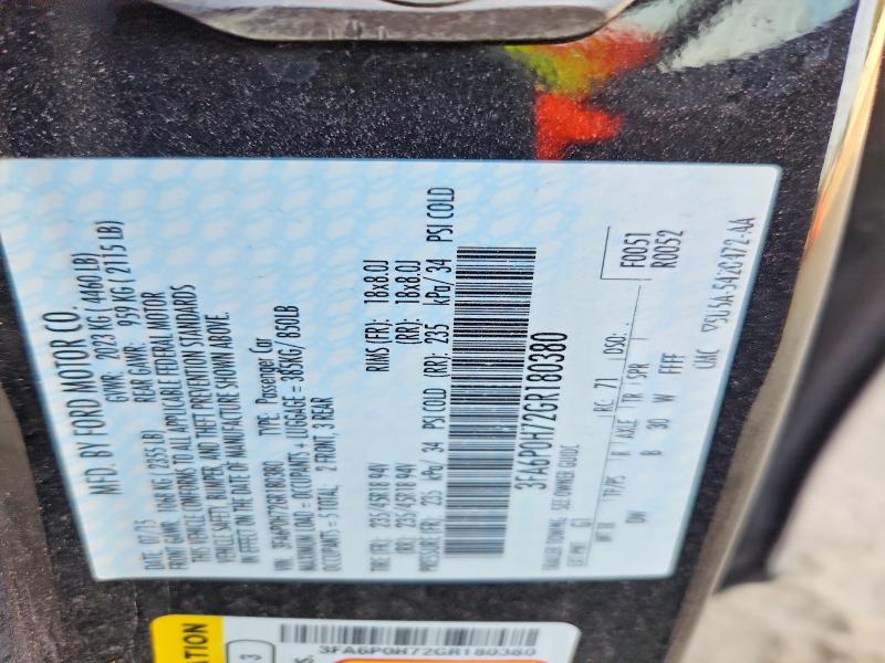 Продаж на аукціоні авто 2016 Ford Fusion, vin: 3FA6P0H72GR180380, номер лоту: 48932006