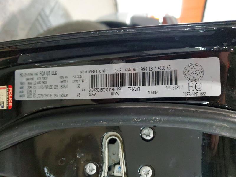 Продаж на аукціоні авто 2019 Ram 2500, vin: 3C6UR5CJ5KG514120, номер лоту: 51342676