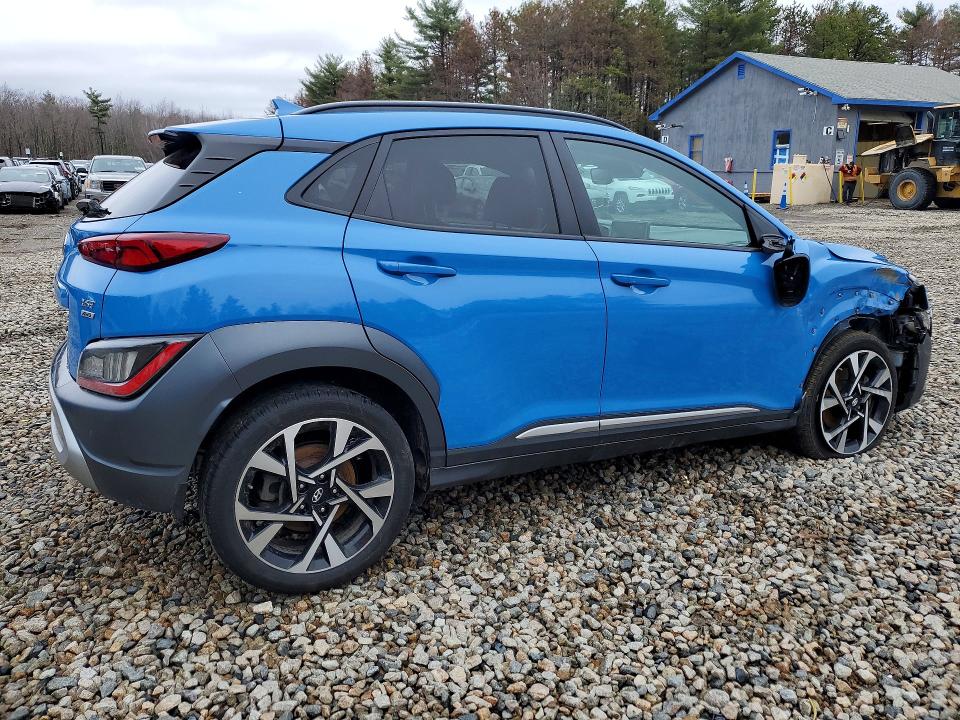2022 Hyundai Kona მანქანა იყიდება აუქციონზე, vin: KM8K5CA32NU822587, აუქციონის ნომერი: 48507706