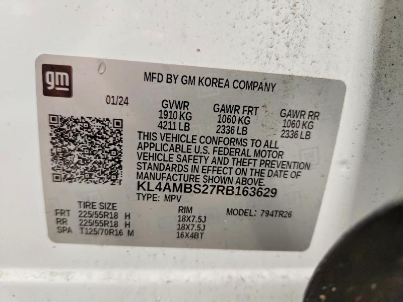 Продаж на аукціоні авто 2024 Buick Encore Gx, vin: KL4AMBS27RB163629, номер лоту: 49717516