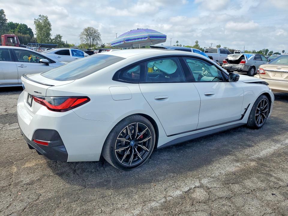 2024 Bmw I4 მანქანა იყიდება აუქციონზე, vin: WBY83FB02RFT23615, აუქციონის ნომერი: 48538786