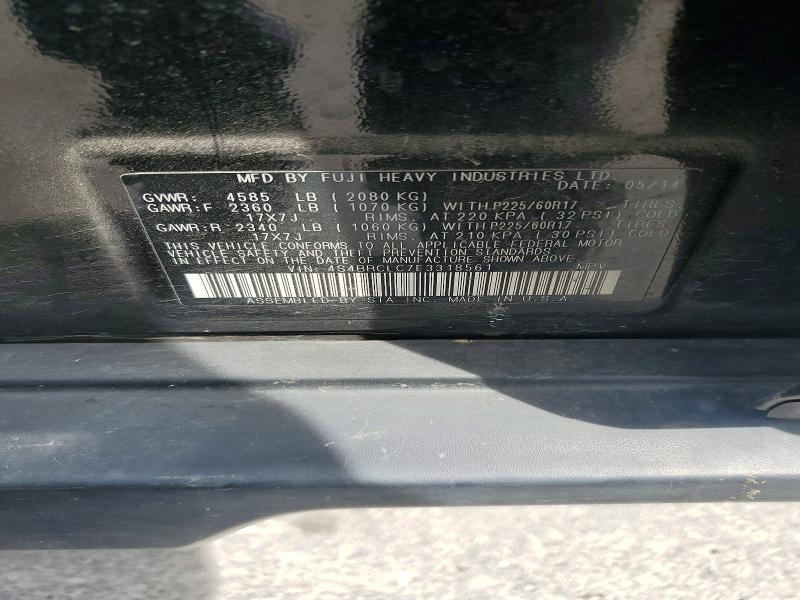 Продажа на аукционе авто 2014 Subaru Outback, vin: 4S4BRCLC7E3318561, номер лота: 50569266