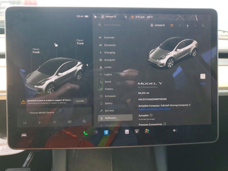 Продаж на аукціоні авто 2021 Tesla Model Y, vin: 5YJYGAED5MF116396, номер лоту: 49772716