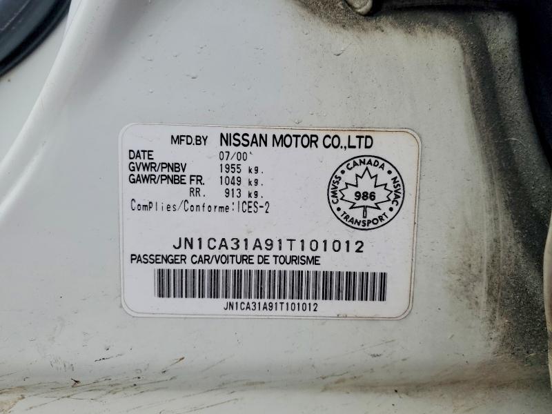 Продажа на аукционе авто 2001 Nissan Maxima, vin: JN1CA31A91T101012, номер лота: 48104026