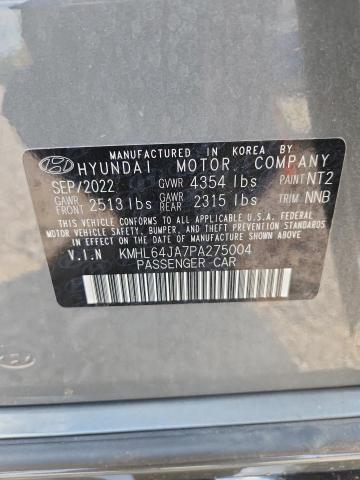 Продажа на аукционе авто 2023 Hyundai Sonata, vin: KMHL64JA7PA275004, номер лота: 50853676