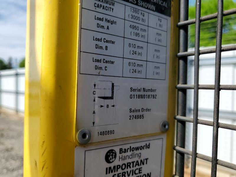Продаж на аукціоні авто 2000 Hyster Unknown, vin: G118N01679Z, номер лоту: 49661096