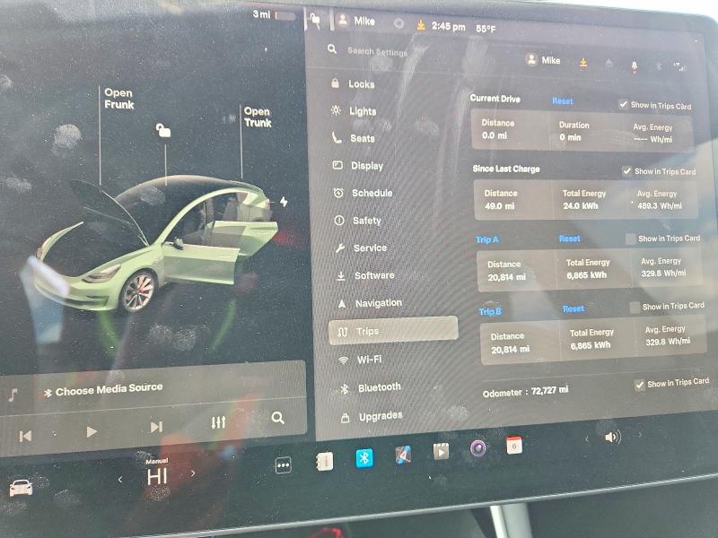 48844286 :رقم المزاد ، 5YJ3E1EBXKF213976 vin ، 2019 Tesla Model 3 مزاد بيع