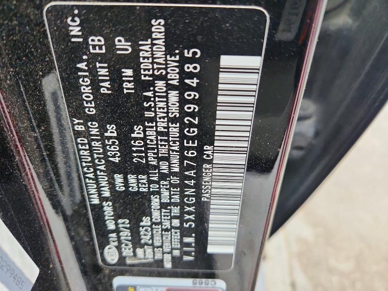 Продажа на аукционе авто 2014 Kia Optima, vin: 5XXGN4A76EG299485, номер лота: 49844156