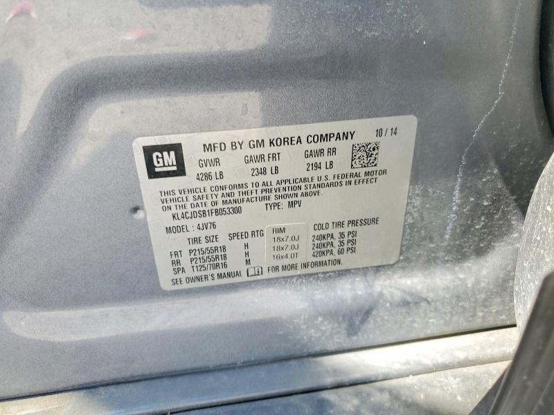 Продаж на аукціоні авто 2015 Buick Encore, vin: KL4CJDSB1FB053300, номер лоту: 51037706
