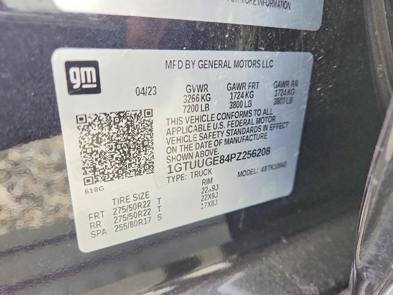 48953416 :رقم المزاد ، 1GTUUGE84PZ256208 vin ، 2023 Gmc Sierra مزاد بيع