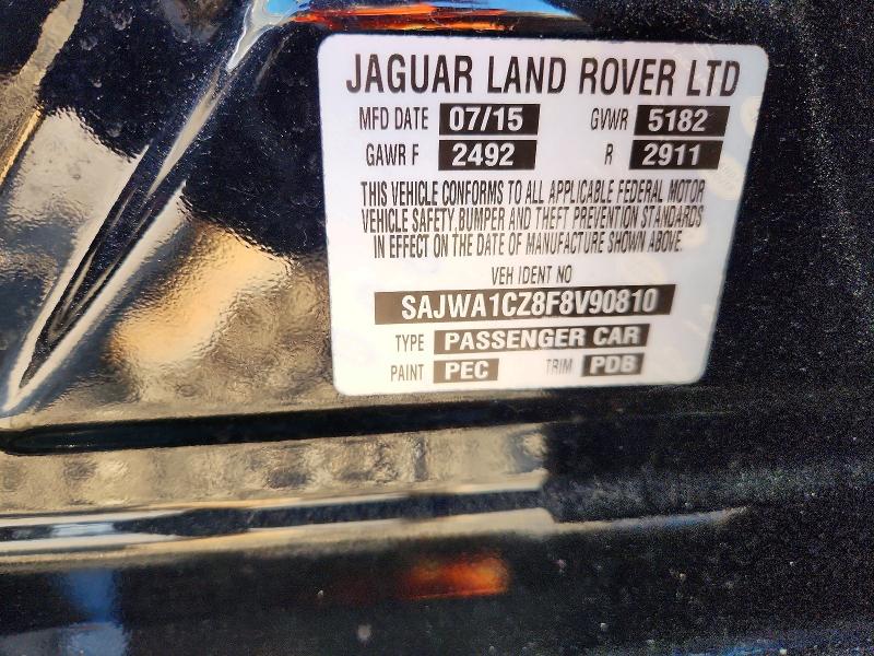 Продаж на аукціоні авто 2015 Jaguar Xj, vin: SAJWA1CZ8F8V90810, номер лоту: 49495166
