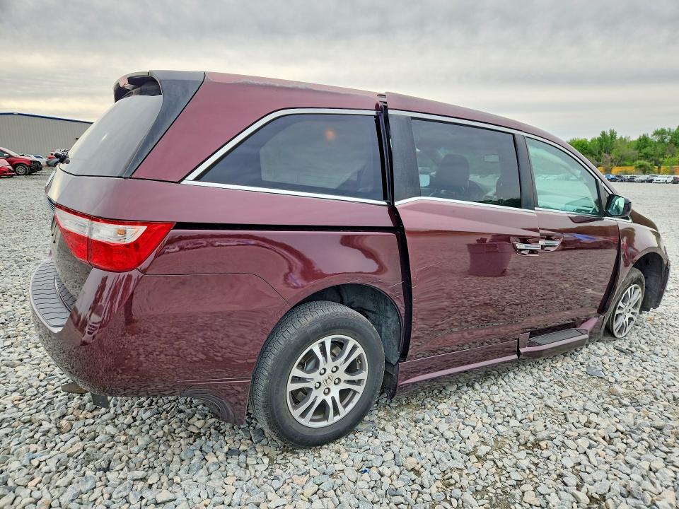 48923496 :رقم المزاد ، 5FNRL5H65CB031593 vin ، 2012 Honda Odyssey مزاد بيع