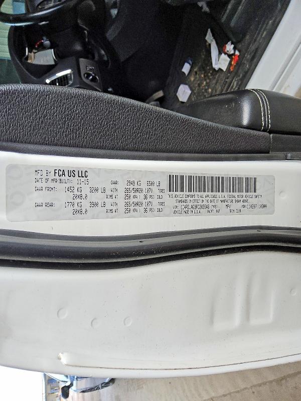 Продажа на аукционе авто 2015 Dodge Durango, vin: 1C4RDJAG9FC202646, номер лота: 50172266