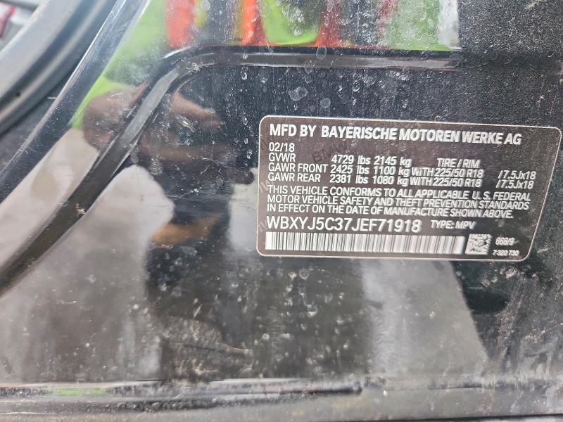 50190946 :رقم المزاد ، WBXYJ5C37JEF71918 vin ، 2018 Bmw X2 مزاد بيع