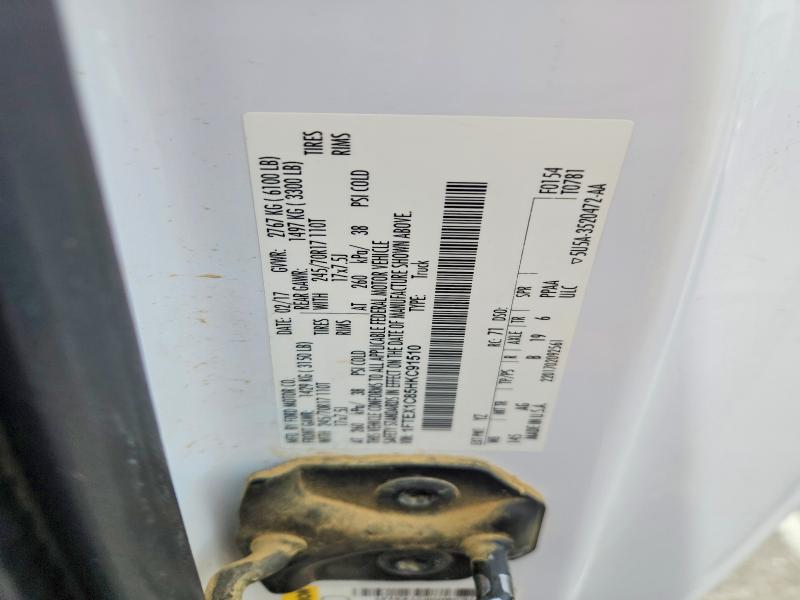 Aukcja sprzedaży 2017 Ford F150, vin: 1FTEX1C85HKC91510, numer aukcji: 50256586