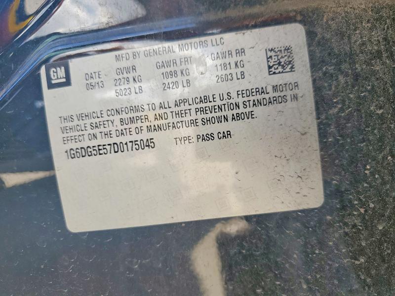 Продаж на аукціоні авто 2013 Cadillac Cts, vin: 1G6DG5E57D0175045, номер лоту: 49625946