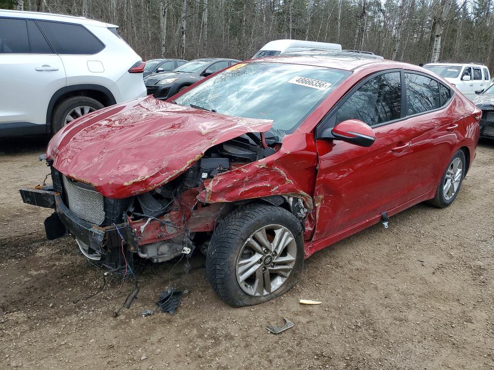 2020 Hyundai Elantra მანქანა იყიდება აუქციონზე, vin: KMHD84LFXLU896625, აუქციონის ნომერი: 48666356