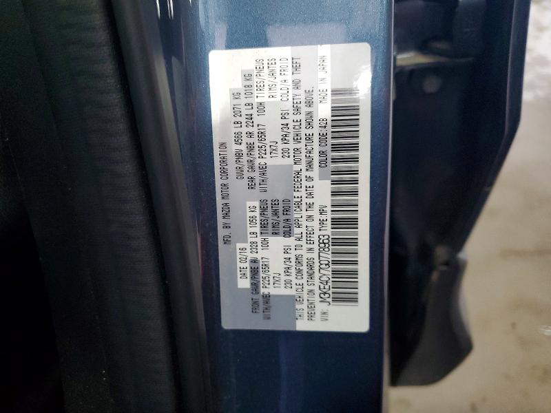 Продаж на аукціоні авто 2016 Mazda Cx-5, vin: JM3KE4CY7G0778963, номер лоту: 50932176