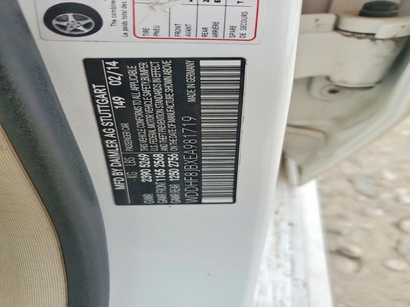 48544876 :رقم المزاد ، WDDHF8JBXEA981719 vin ، 2014 Mercedes-benz E مزاد بيع