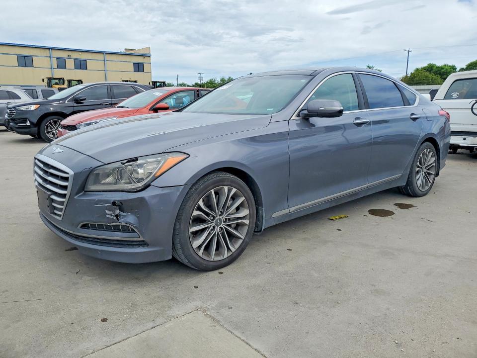2015 Hyundai Genesis მანქანა იყიდება აუქციონზე, vin: KMHGN4JE6FU070603, აუქციონის ნომერი: 50347276