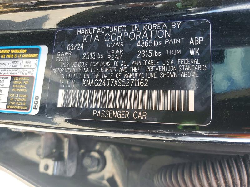 Продажа на аукционе авто 2025 Kia K5, vin: KNAG24J7XS5271162, номер лота: 51588996