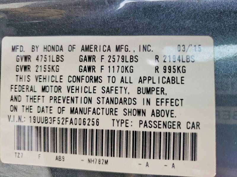 Aukcja sprzedaży 2015 Acura Tlx, vin: 19UUB3F52FA006256, numer aukcji: 51657406