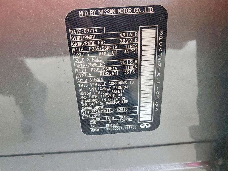 Продажа на аукционе авто 2020 Infiniti Qx50, vin: 3PCAJ5M18LF103593, номер лота: 48944156