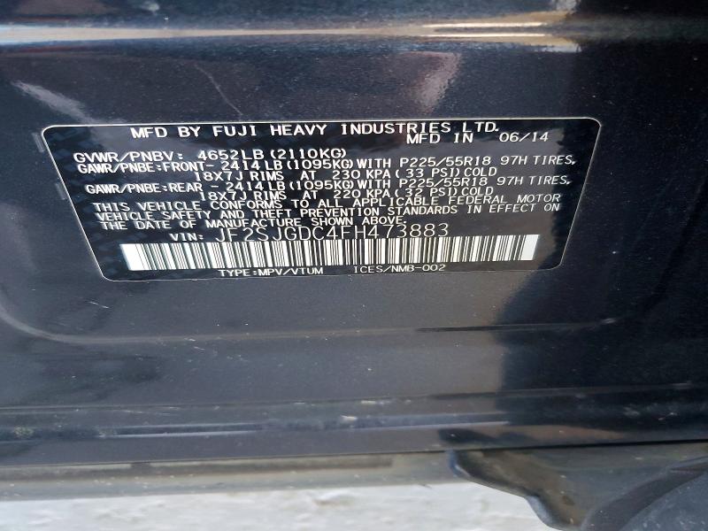 48927616 :رقم المزاد ، JF2SJGDC4FH473883 vin ، 2015 Subaru Forester مزاد بيع