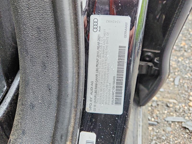 51496276 :رقم المزاد ، WAUH2AFC1GN168499 vin ، 2016 Audi S6 مزاد بيع